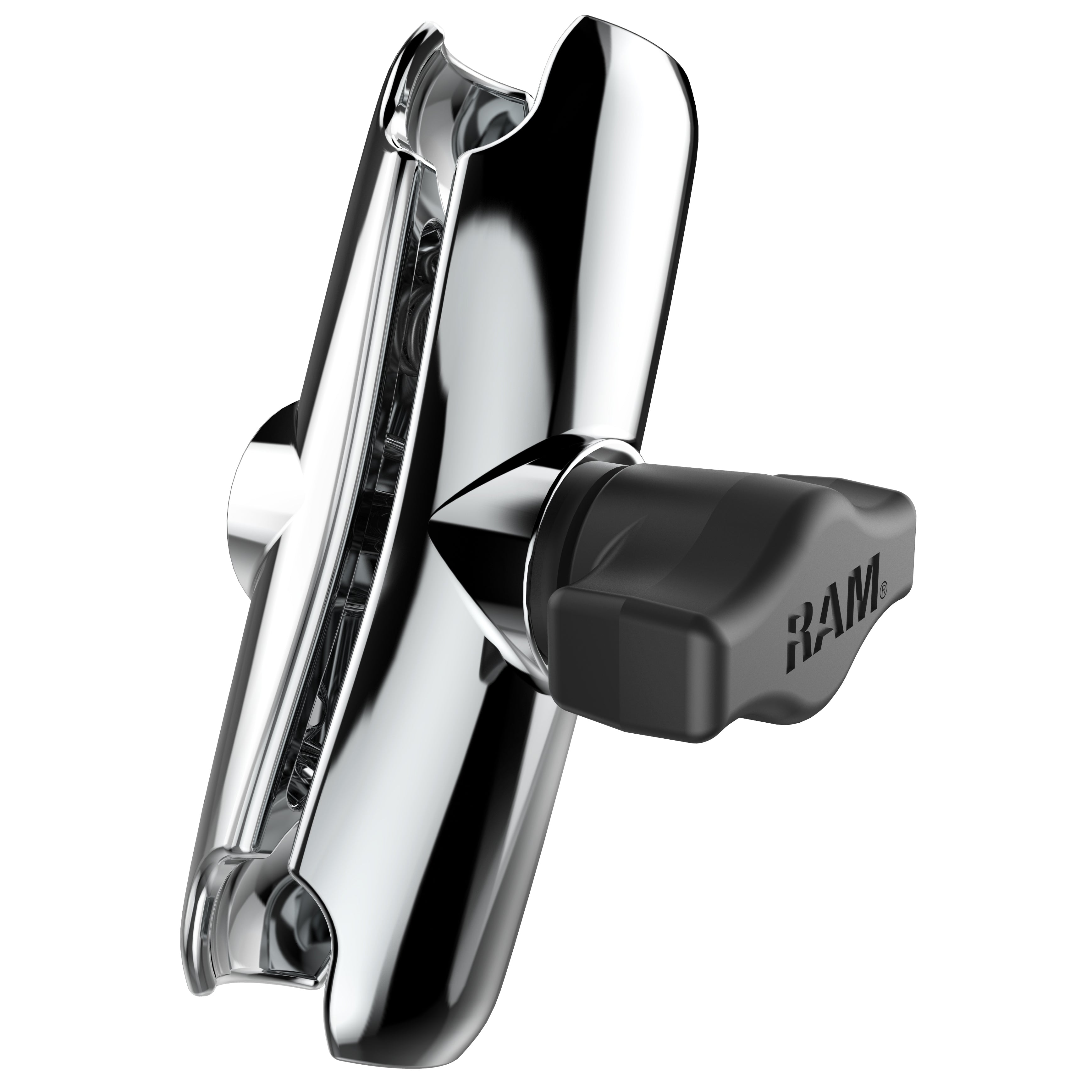 RAM chrome dubbele socket arm b maat medium - RAM Mounts RAM-B-201CHU