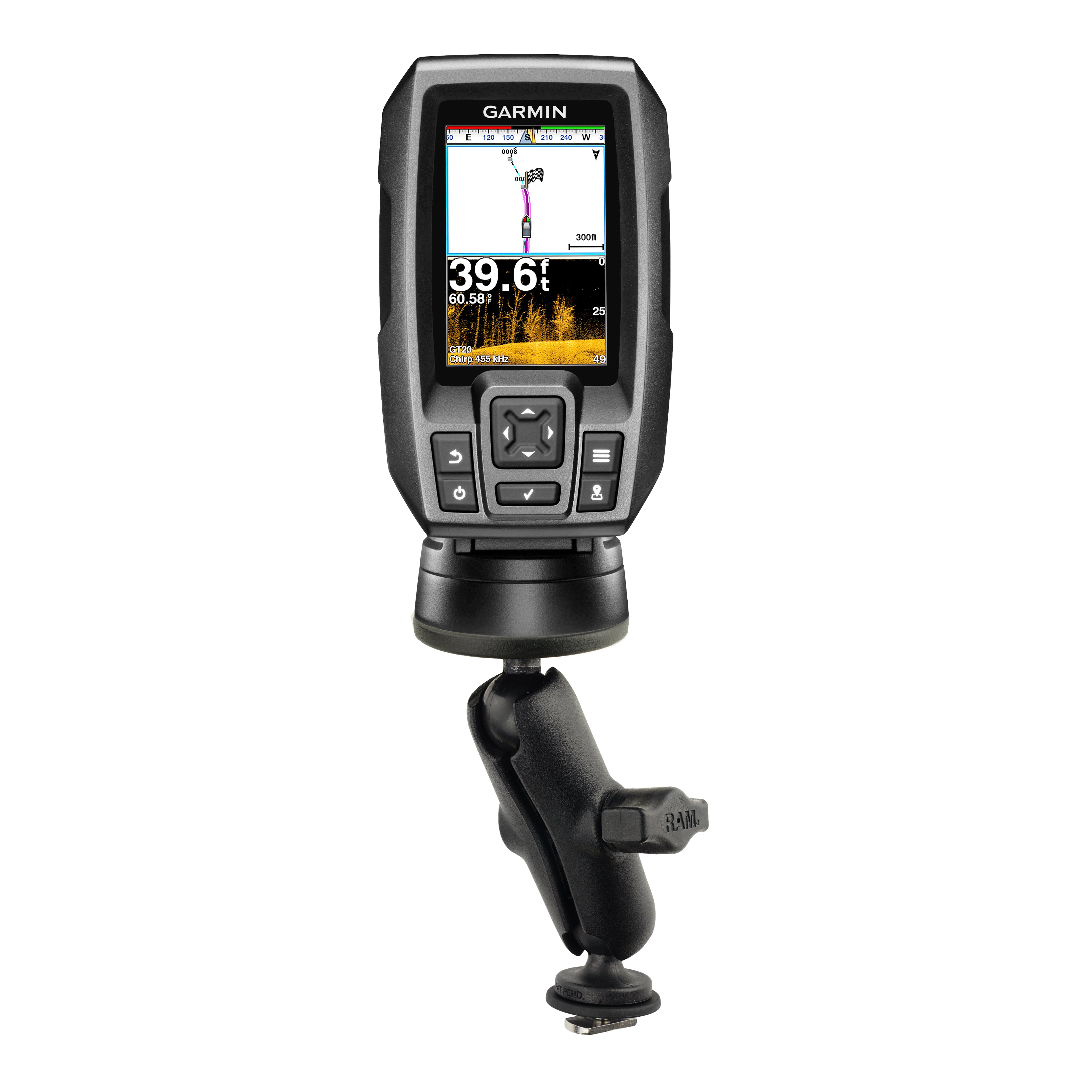 RAM Track Kogel™ Mount voor Garmin Striker + Meer - RAM Mounts RAM-B-202-G4-TRA1U afbeelding 1