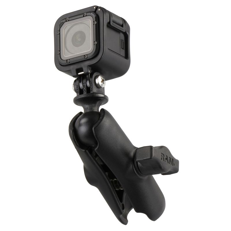 RAM Dubbele Arm met Universele Actie Camera Adapter - RAM Mounts RAM-B-202-GOP1-201U afbeelding 2