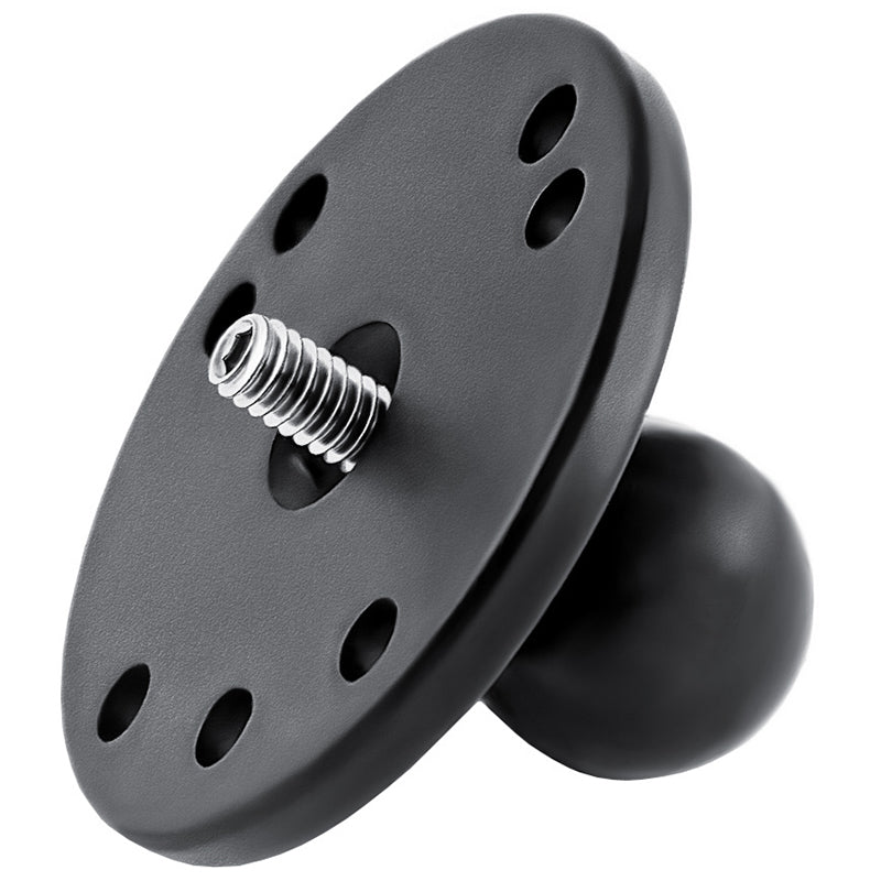 RAM kogel adapter met ronde plaat en 14 20 schroefdraadbout b maat - RAM Mounts RAM-B-202AU