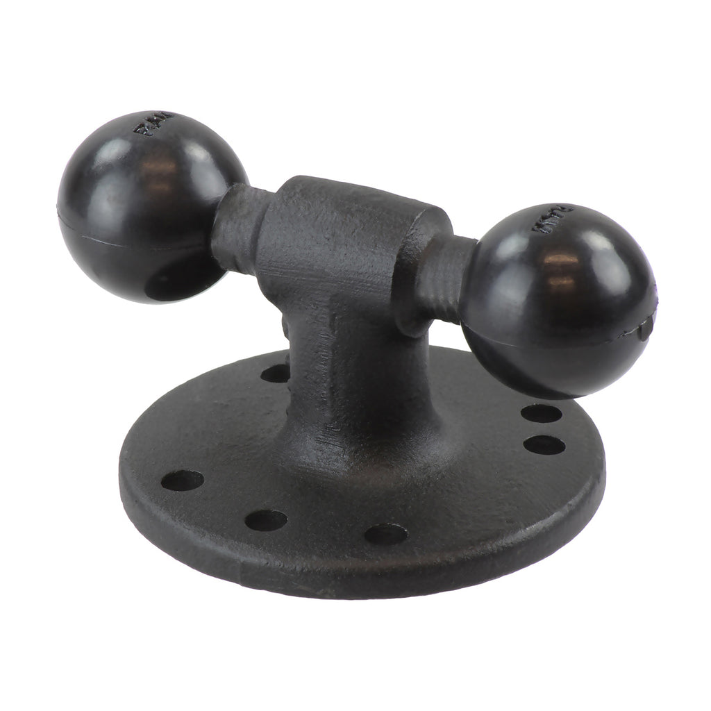 RAM dubbele bal adapter met ronde basis b maat - RAM Mounts RAM-B-217U
