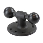 RAM dubbele bal adapter met ronde basis b maat - RAM Mounts RAM-B-217U