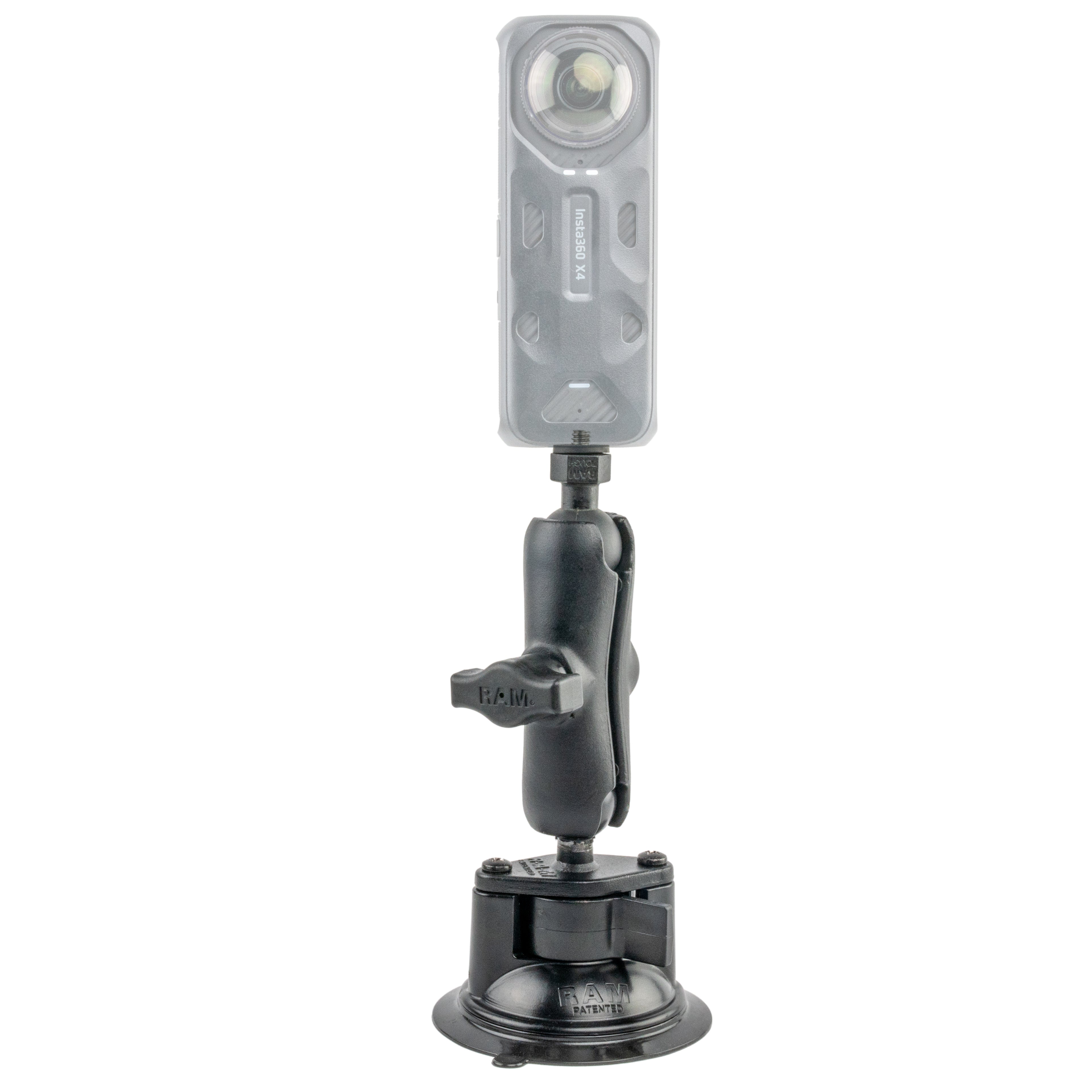 RAM Twist-Lock™ Zuigkop Bevestiging voor Insta360 - RAM Mounts RAM-B-224-1-379-252025-RWU afbeelding 1