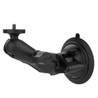 RAM Twist-Lock™ zuignapbevestiging met 1/4"-20 camera-adapter - korte arm - RAM Mounts RAM-B-224-1-A-366U afbeelding 1