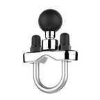 RAM Chrome Handvat U-Bolt Base voor Rails 1" tot 1.25" in Diameter - RAM Mounts RAM-B-231-1CHU afbeelding 1