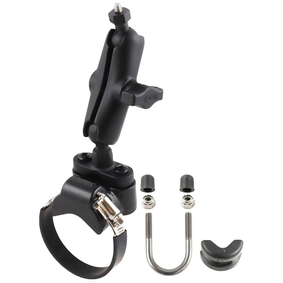 RAM ATV/Side By Side Rail Montage met Tough-Ball™ 0,64 cm (0.25") - 50,80 cm (20") Camera Adapter - RAM Mounts RAM-B-231-2-252025 afbeelding 1