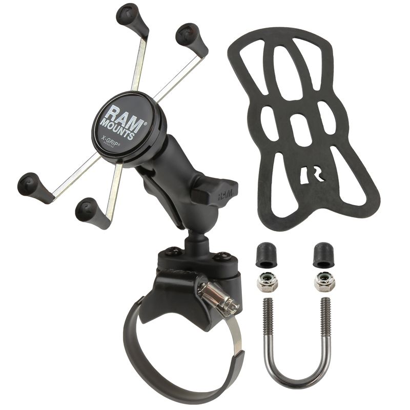 RAM X-Grip® Grote Telefoonhouder met ATV/UTV Rail Basis - RAM Mounts RAM-B-231-2-UN10 afbeelding 2