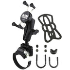 RAM X-Grip® Telefoonmontage met ATV/Side by Side Railbasis - RAM Mounts RAM-B-231-2-UN7U afbeelding 2