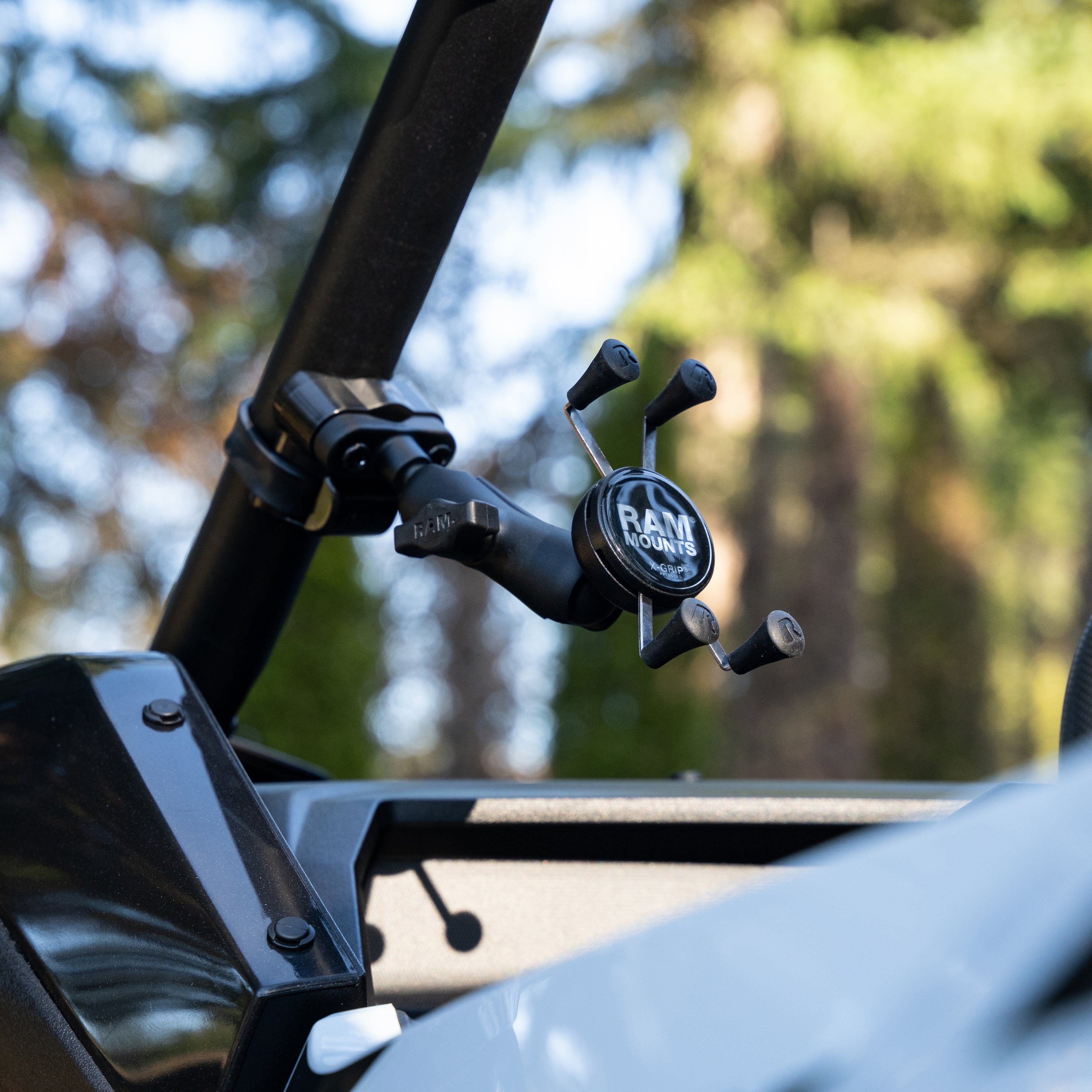RAM X-Grip® Telefoonmontage met ATV/Side by Side Railbasis - RAM Mounts RAM-B-231-2-UN7U afbeelding 3