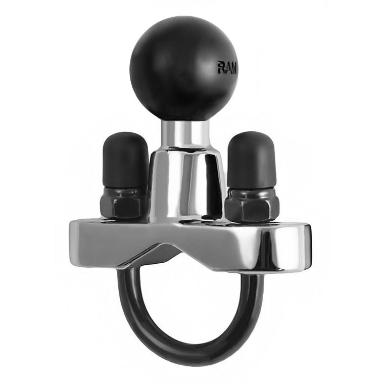 RAM chrome handvat U-bolt basis voor rails 05 tot 1 in diameter - RAM Mounts RAM-B-231CHU