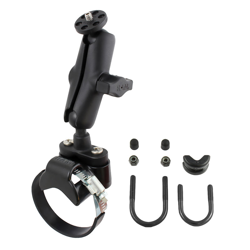 RAM atvside by side rail montage met 064 cm 025 5080 cm 20 camera adapter - RAM Mounts RAM-B-231Z-2-366U