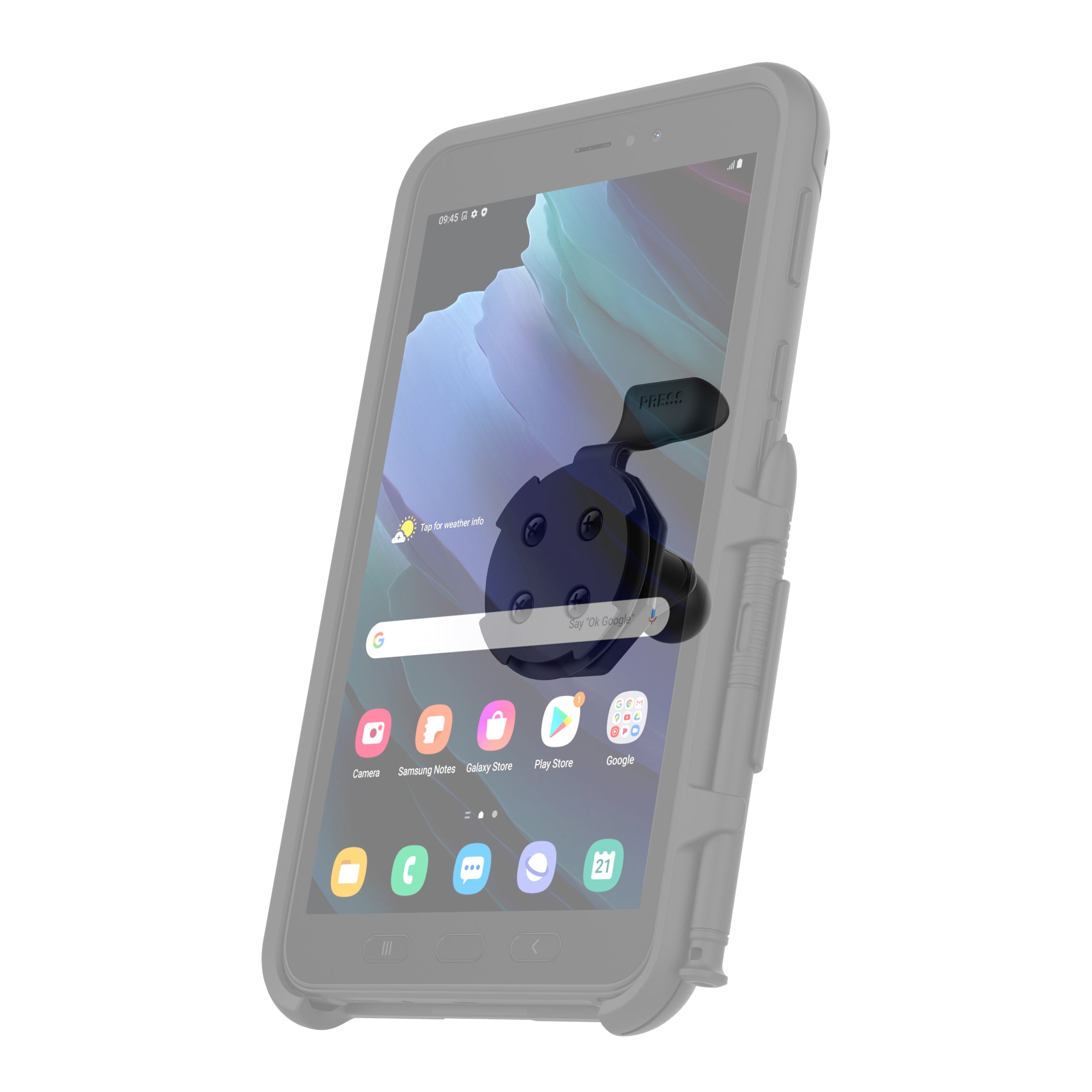RAM quick release adapter met bal voor otterbox universe tablet behuizingen - RAM Mounts RAM-B-238-OT3U