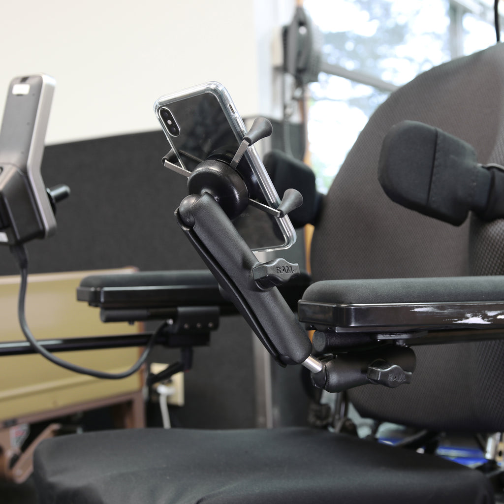 RAM X-Grip® Telefoonhouder voor Rolstoelarmleuningen - RAM Mounts RAM-B-238-WCT-2-UN7 afbeelding 3