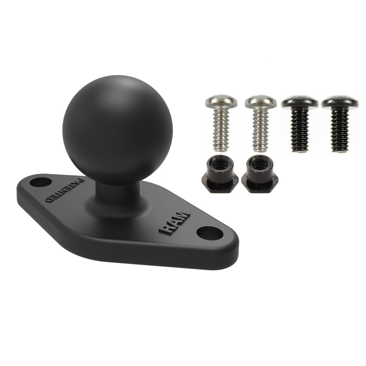 RAM Diamant Bal Adapter met Hardware voor Delphi & Sirius Radios - RAM Mounts RAM-B-238-XM1U afbeelding 1