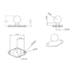 RAM Diamant Bal Basis - B Maat - RAM Mounts RAM-B-238U afbeelding 4