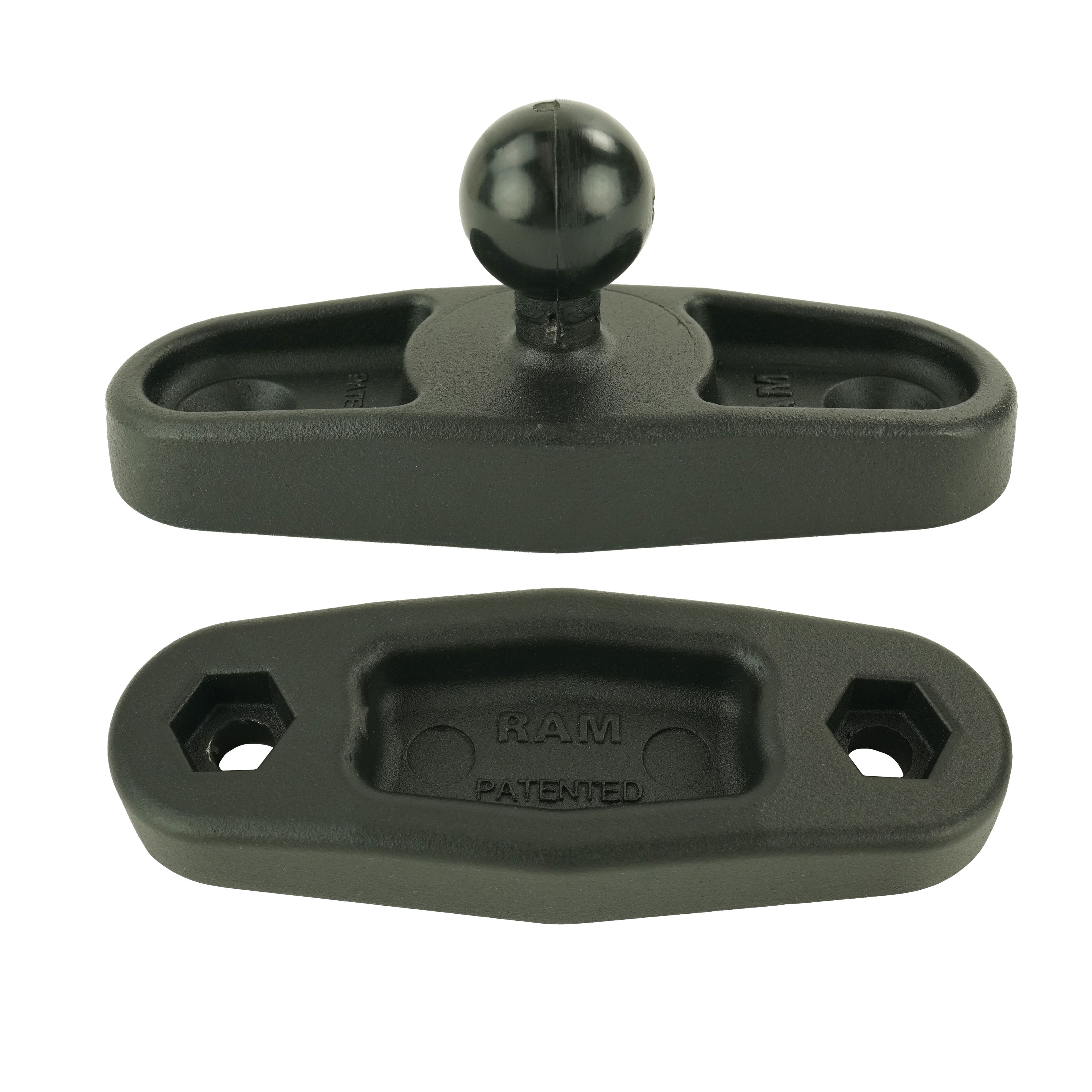 RAM Vierkante Paal Klem Basis voor Palen tot 3" Breed Zonder Hardware - RAM Mounts RAM-B-247U-3NH afbeelding 1