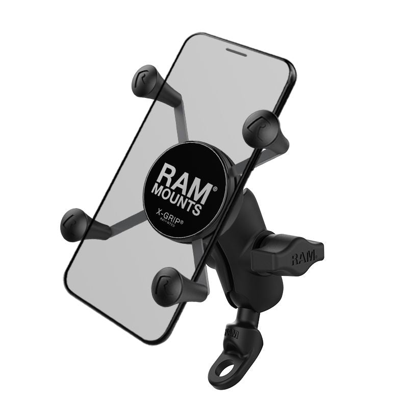 RAM X-Grip® Telefoonhouder met 9mm Schuine Boutkop Adapter - RAM Mounts RAM-B-272-A-UN7 afbeelding 1