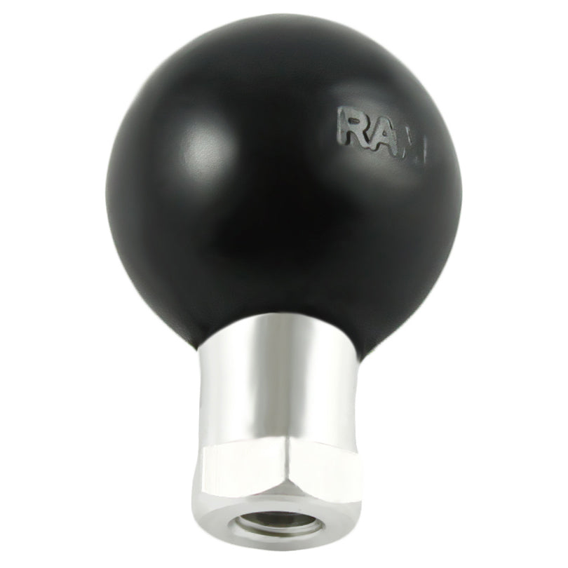 RAM rvs bal adapter met M6 x 1 schroefdraadgat - RAM Mounts RAM-B-273SS-M6U