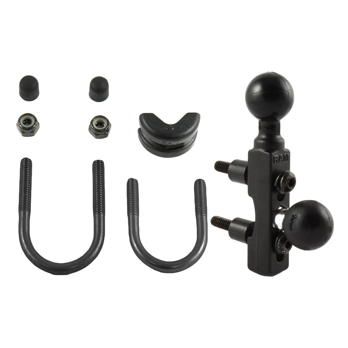 RAM motorfiets remkoppeling reservoir stuur double ball base - RAM Mounts RAM-B-309-8U