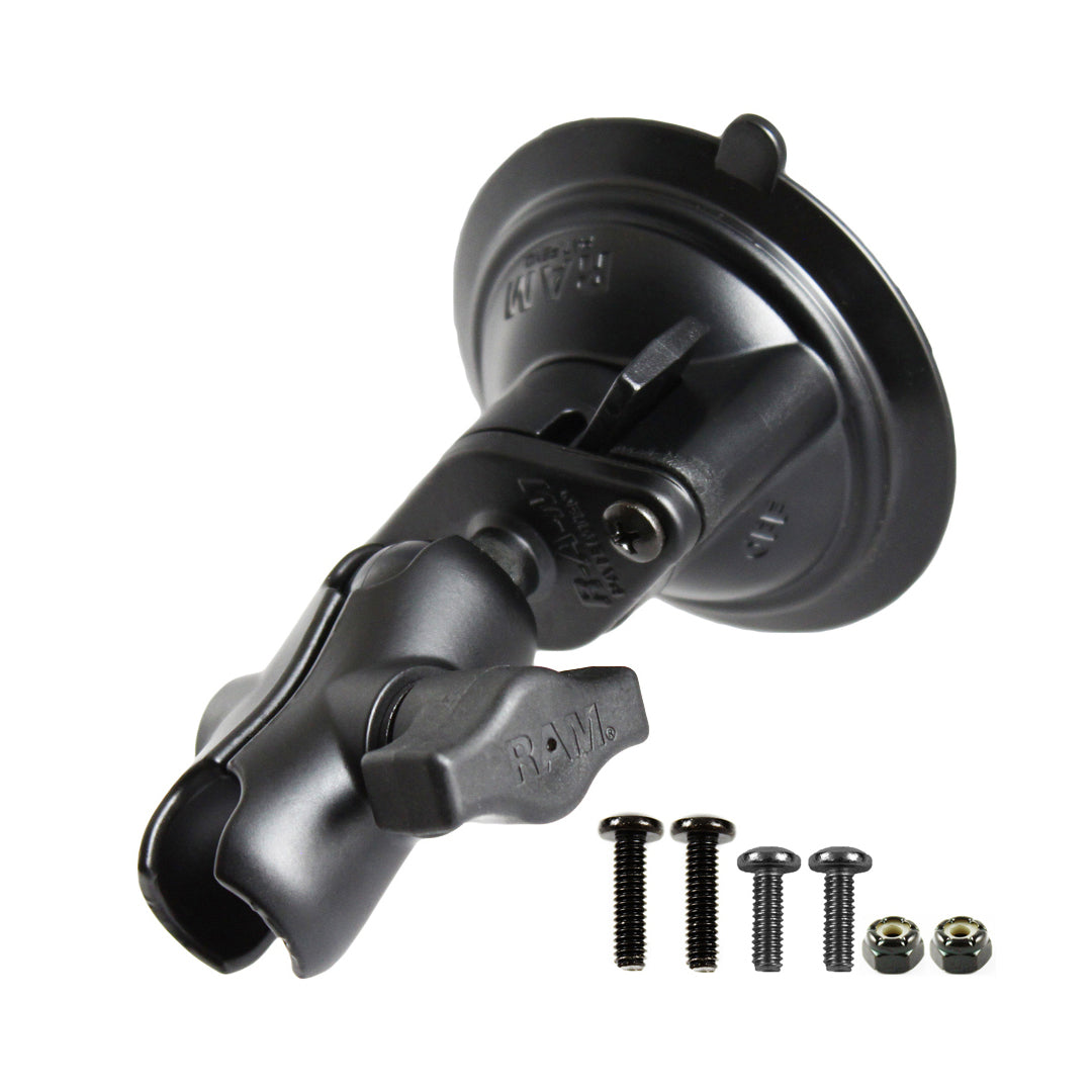 RAM twist lock zuigcupbasis met socket arm - RAM Mounts RAM-B-311BU-LO2
