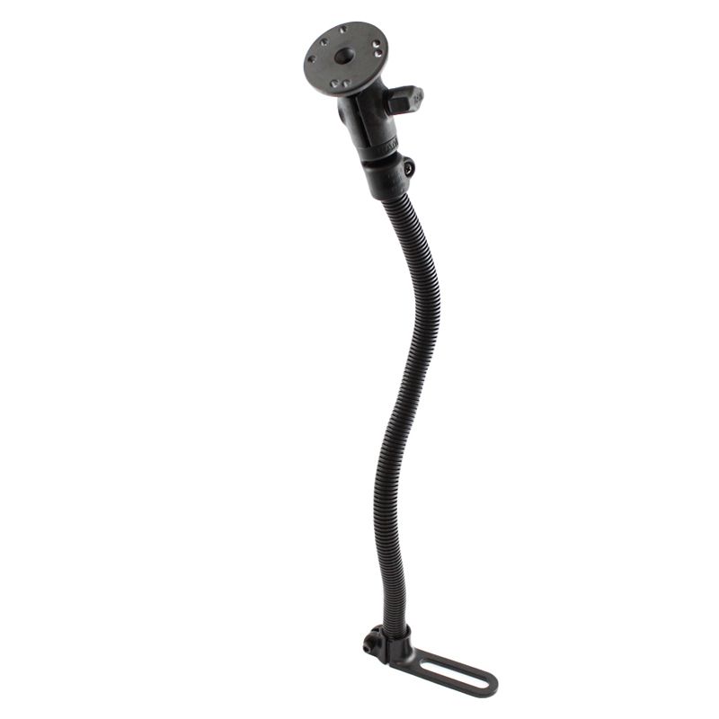 RAM Pod™ I voertuigmontage met 18" aluminium staaf en ronde plaat - B-maat - RAM Mounts RAM-B-316-1-202U afbeelding 1