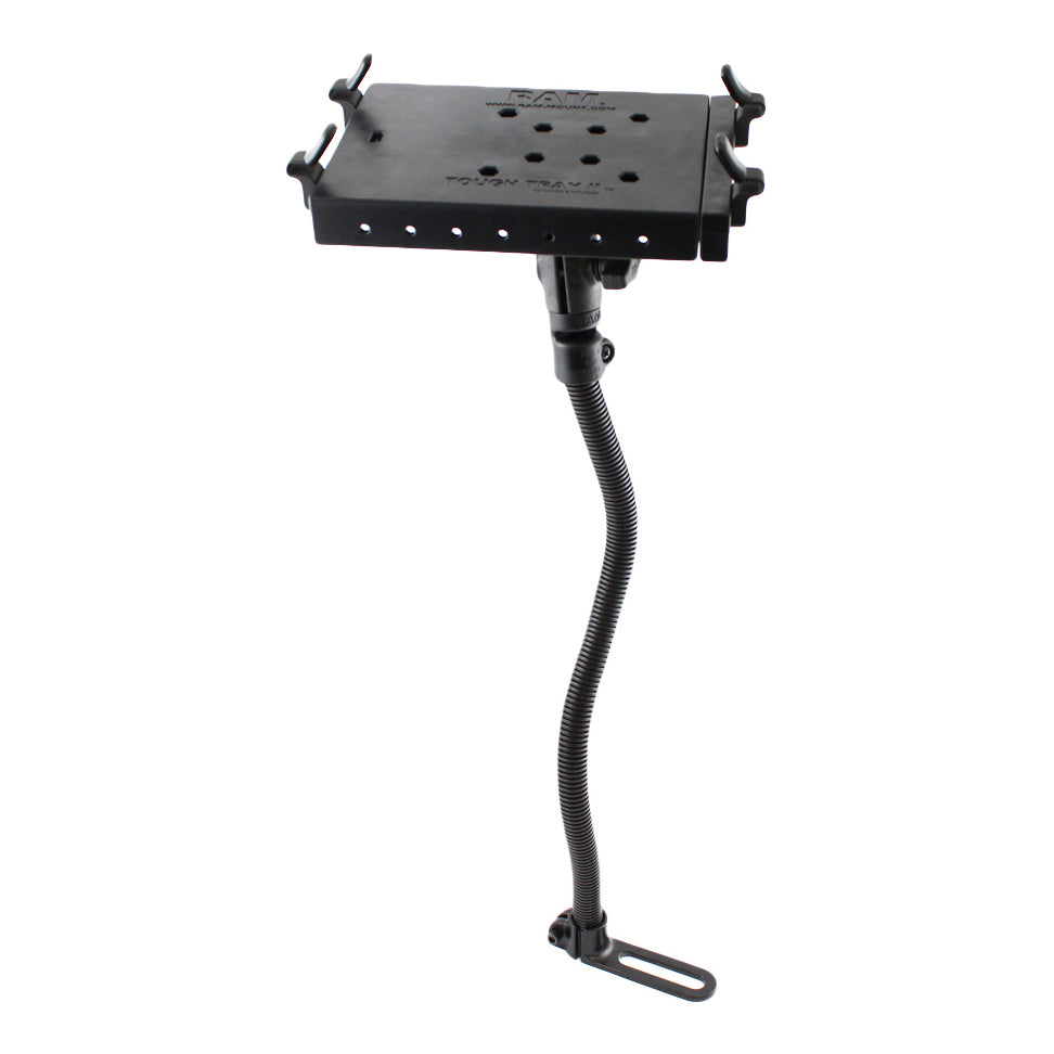 RAM tough tray ii houder met RAM pod i voertuigmontage b formaat - RAM Mounts RAM-B-316-1-234-6U