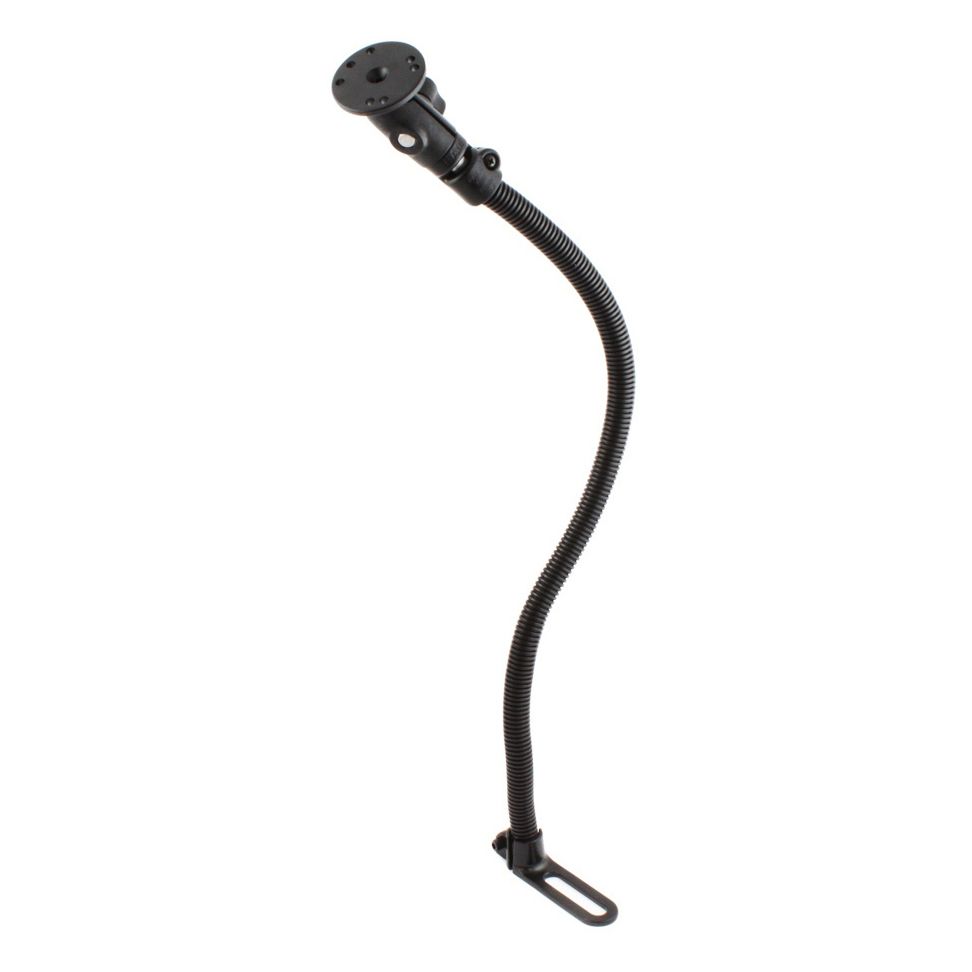 RAM Pod™ I Voertuigmontage met 24" Aluminium Stang en Ronde Plaat - B Maat - RAM Mounts RAM-B-316-1-24-202U afbeelding 1