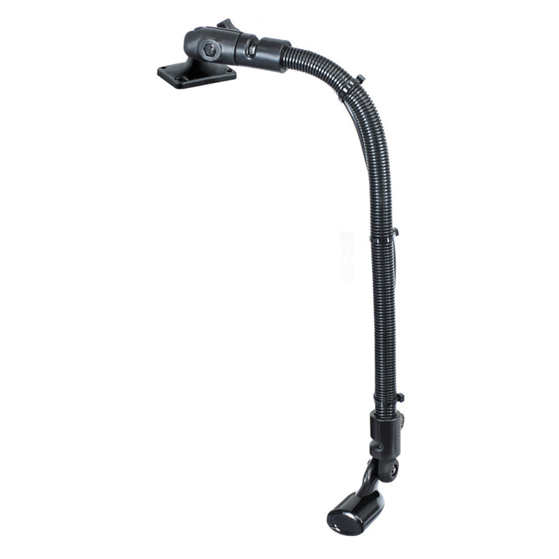 RAM transducer montage met 4572 cm aluminium stang en 2 x 25 basis - RAM Mounts RAM-B-316-18-TRA1-202-225