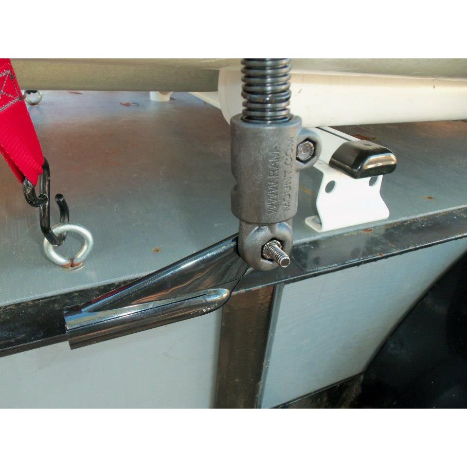 RAM Transducer Montage met 45,72 cm Aluminium Stang en 2" x 2,5" Basis - RAM Mounts RAM-B-316-18-TRA1-202-225 afbeelding 4