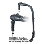 RAM Transducerhouder met 18" staaf en Wedge Base voor Hobie & Scotty - RAM Mounts RAM-B-316-18-TRA1-354 afbeelding 2