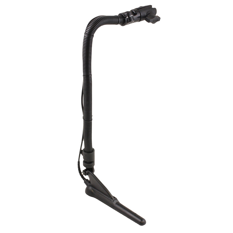 RAM transducer montage met 4572 cm aluminium stang en socket arm - RAM Mounts RAM-B-316-18-TRA1-NB