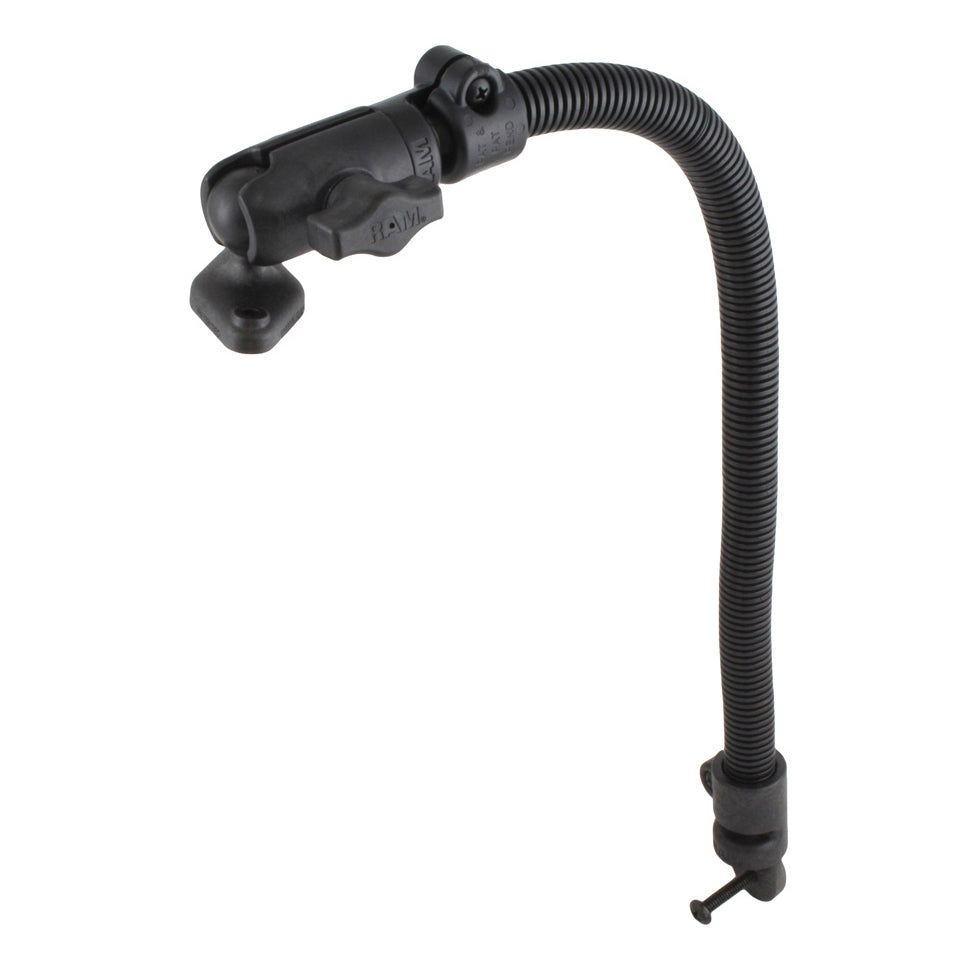 RAM transducer montage met 4572 cm aluminium stang en diamant basis - RAM Mounts RAM-B-316-18-TRA1U