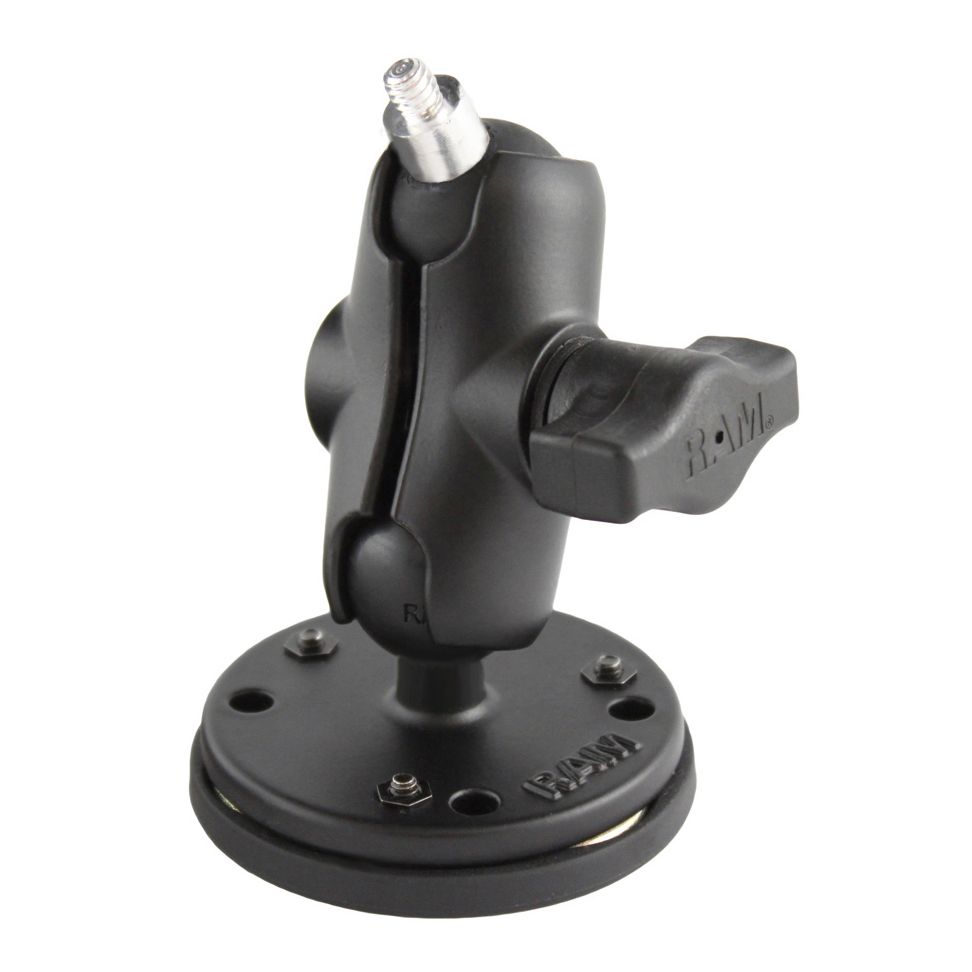 RAM Triple Magnetische Dubbele Kogel Bevestigingen 1/4 "-20 Schroefdraadbout - RAM Mounts RAM-B-339-A-237U afbeelding 1