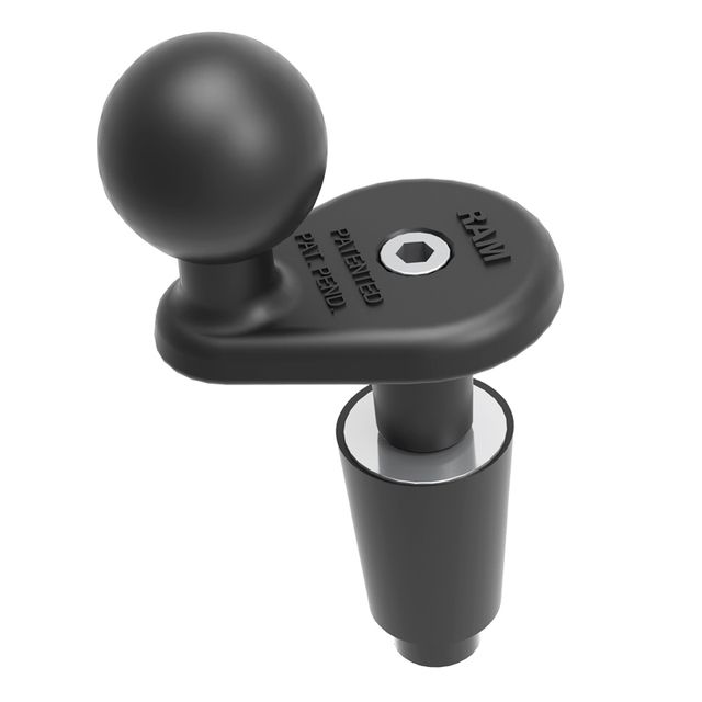 RAM Motorfiets Fork Stem montage met 1/4"-20 Actie Camera Adapter - RAM Mounts RAM-B-342-366U afbeelding 6