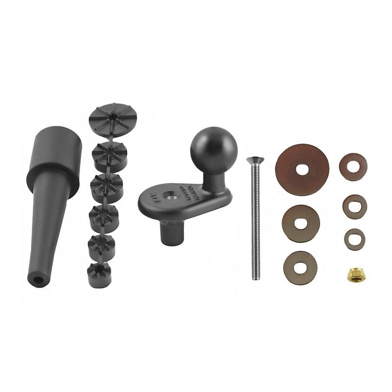 RAM Motorfiets Fork Stem Kogel basis met Rubberen Expansieplug - RAM Mounts RAM-B-342U afbeelding 2
