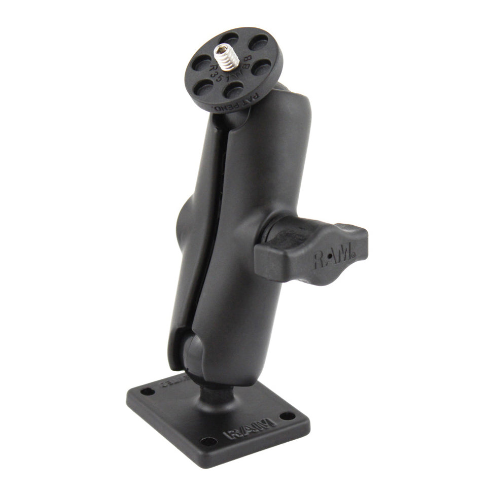 RAM dubbele bal montage met amps plaat en 14 20 actie camera adapter - RAM Mounts RAM-B-347-366U