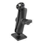 RAM Dubbele Bal Montage met AMPS Plaat en 1/4"-20 Actie Camera Adapter - RAM Mounts RAM-B-347-366U afbeelding 1
