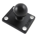 RAM bal adapter met amps plaat en 7mm gaten - RAM Mounts RAM-B-347U-BT