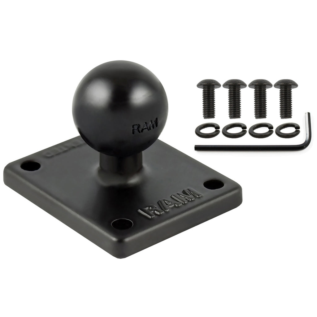 RAM bal adapter met amps plaat voor tomtom bridge rider 2 meer - RAM Mounts RAM-B-347U-TOM1