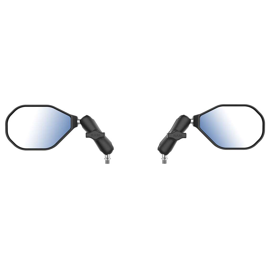 RAM Tough-Mirror™ Kit met M10-1.25 Basis - Medium Arm - RAM Mounts RAM-B-349-465RL afbeelding 1