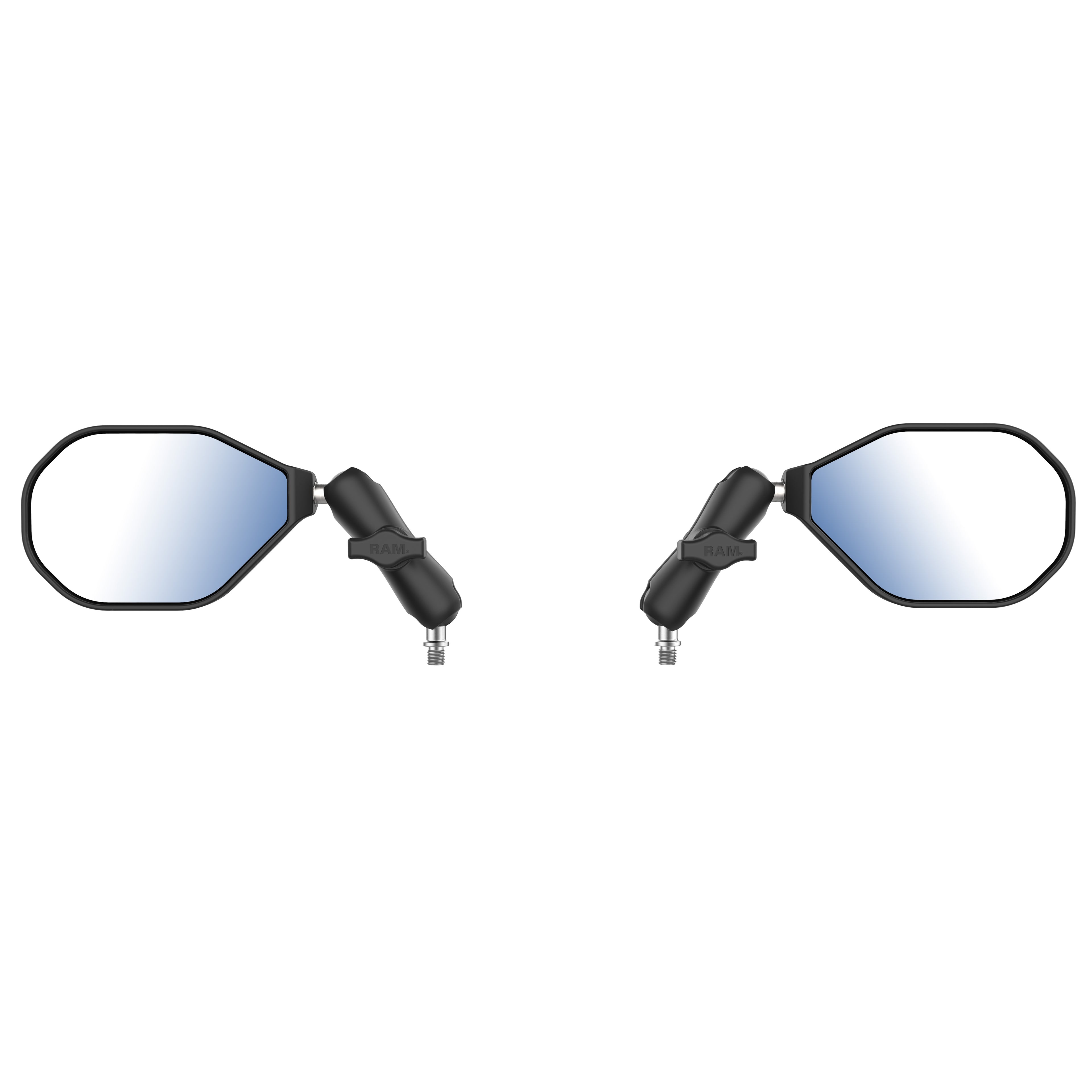 RAM Tough-Mirror™ Kit met M10-1.25 Basis - Medium Arm - RAM Mounts RAM-B-349-465RL afbeelding 1