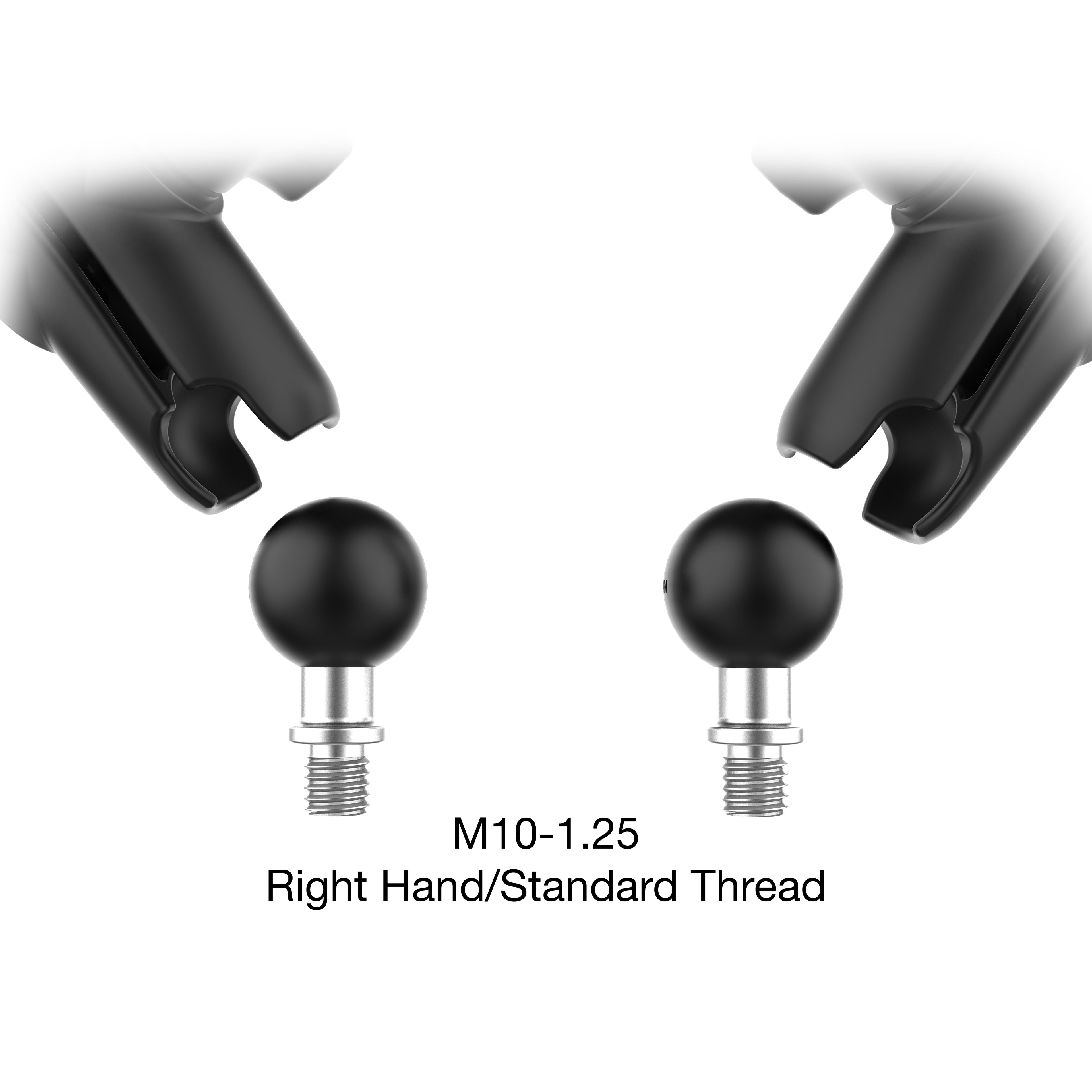 RAM Tough-Mirror™ Kit met M10-1.25 Basis - Medium Arm - RAM Mounts RAM-B-349-465RL afbeelding 2