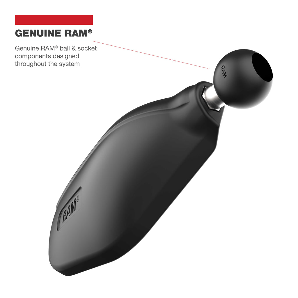 RAM Tough-Mirror™ Kit met M10-1.25 Basis - Medium Arm - RAM Mounts RAM-B-349-465RL afbeelding 6