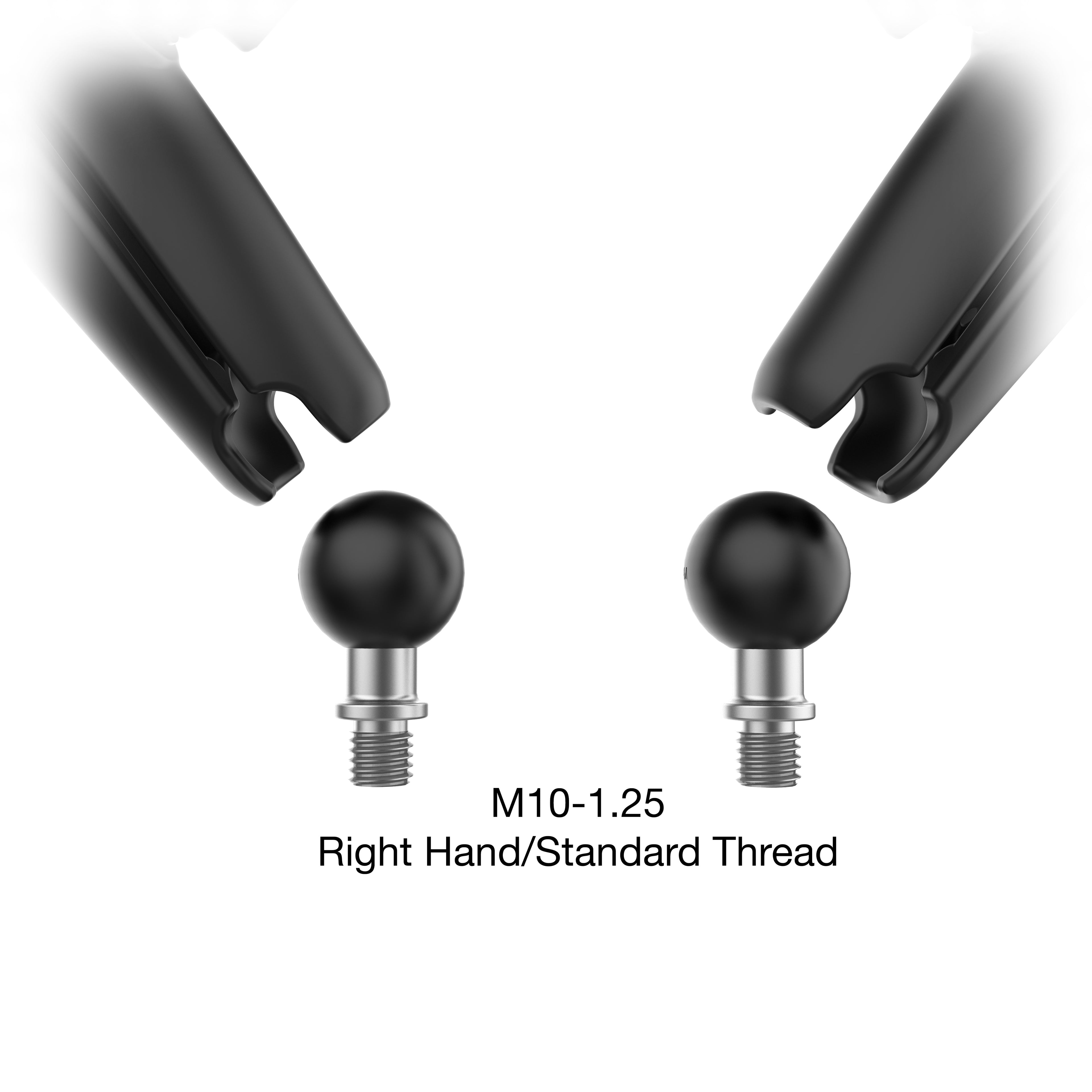 RAM Tough-Mirror™ Kit met M10-1.25 Basis - Lange Arm - RAM Mounts RAM-B-349-C-465RL afbeelding 2