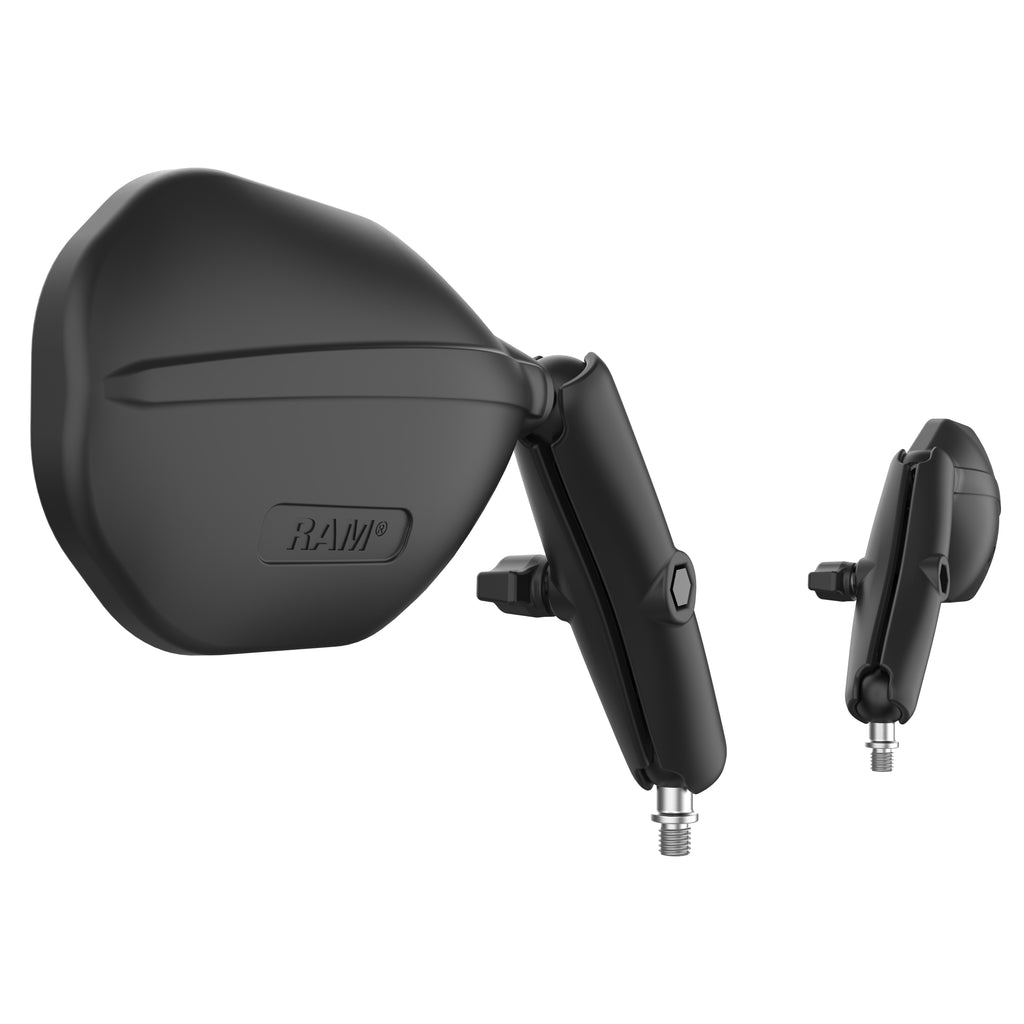 RAM Tough-Mirror™ Kit met M10-1.25 Basis - Lange Arm - RAM Mounts RAM-B-349-C-465RL afbeelding 3