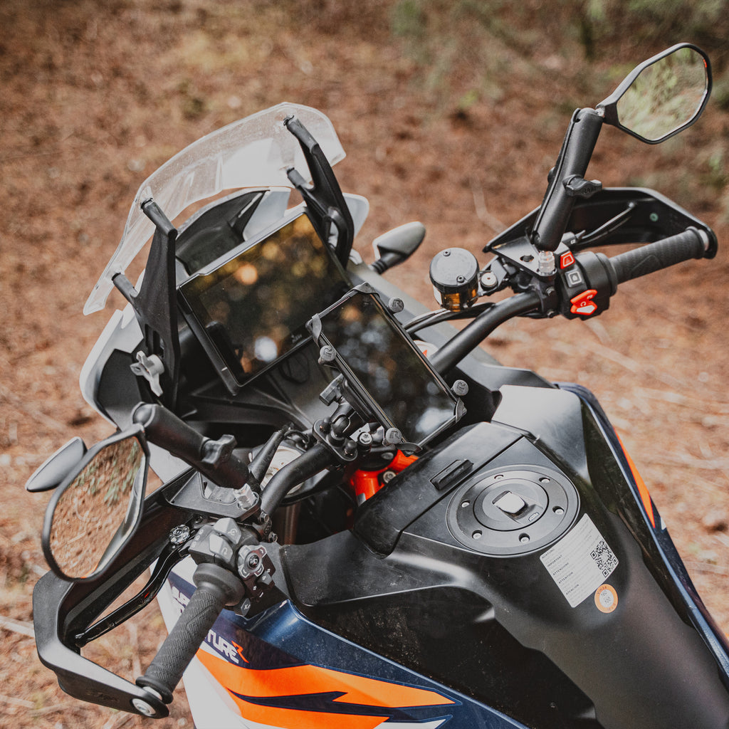RAM Tough-Mirror™ Kit met M10-1.25 Basis + M10-1.5 Adapters - Lange Arm - RAM Mounts RAM-B-349-M1015-C-465RL afbeelding 9