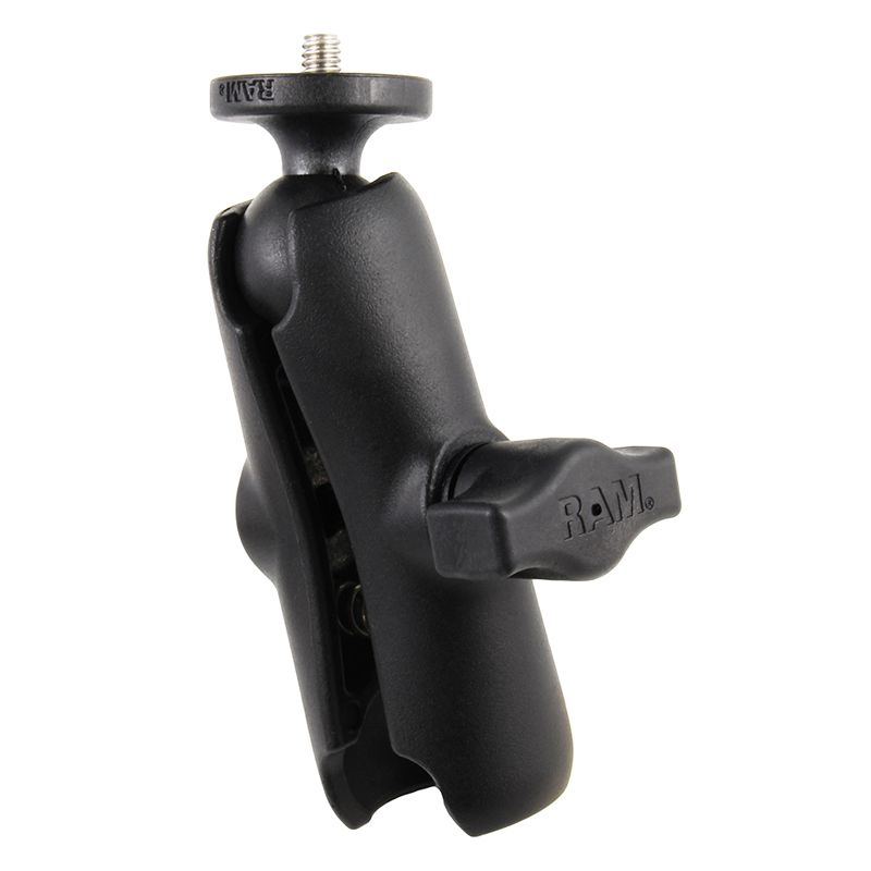 RAM Dubbele Arm met 1/4 "-20 Actie Camera Adapter - RAM Mounts RAM-B-366-201U afbeelding 1