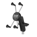 RAM X-Grip grote telefoonhouder met motorfiets stuur klem basis - RAM Mounts RAM-B-367-UN10U