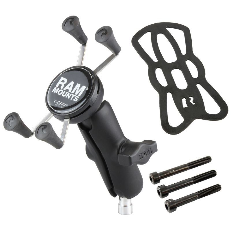 RAM X-Grip® Telefoonhouder met Motorfiets Stuur Klem Basis - RAM Mounts RAM-B-367-UN7U afbeelding 2