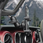 RAM X-Grip® Telefoonhouder met Motorfiets Stuur Klem Basis - RAM Mounts RAM-B-367-UN7U afbeelding 3